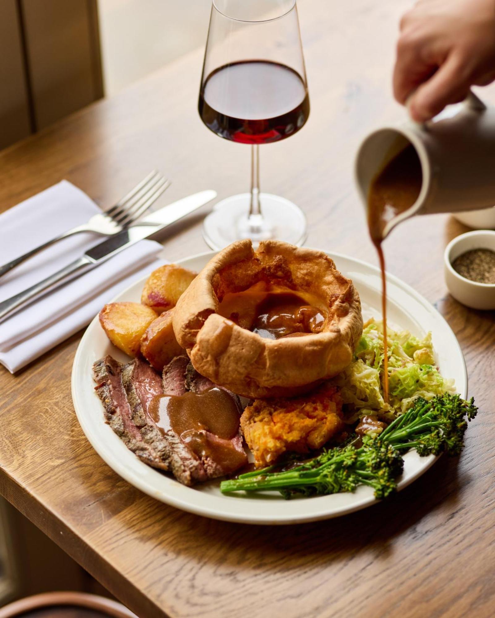 The Harcourt Arms Otel Stanton Harcourt Dış mekan fotoğraf A Sunday roast